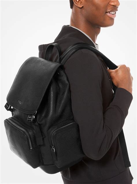 michael kors men's black backpack|Michael Kors Backpack purse black.